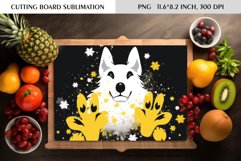 Winter Wolf|Christmas|Cutting Board Sublimation Product Image 1