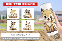 Tumbler Wolf Mother&#039;s Day Product Image 1