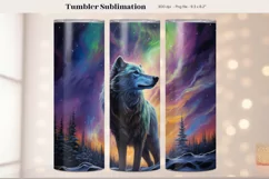 Wolf Tumbler Wrap  Tumbler Wolf Sublimation Tumbler Design