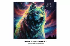 Wolf Tumbler Wrap Watercolor Animal Tumbler Sublimation