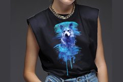 Wolf Watercolor Clipart Sublimation, PNG Product Image 3