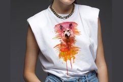 Wolf Watercolor Clipart Sublimation, PNG Product Image 4