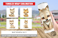 Tumbler Wolf Wildlife Product Image 1