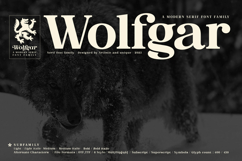 Wolfgar - Serif Font Family Product Image 1