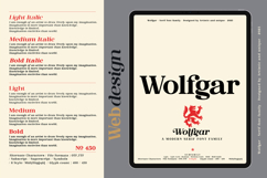 Wolfgar - Serif Font Family Product Image 9