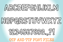Wool Cloud Fluff Lettering ABC Font Typeface Alphabet OTF Product Image 2