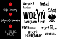 Wolyn, Volhynia, We Remember, national memorial da, patriotic, Poland, sublimation, t-shirt, design, mug, tote bag, poland map, 