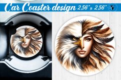 Car Coaster | Strong woman Product Image 1