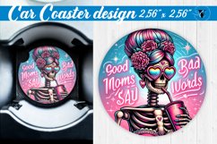 Car Coaster | Strong woman Product Image 1