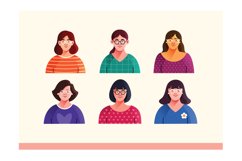 Woman Character Avatar Set Product Image 1