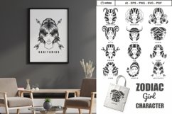 Woman character zodiac vector illustration Product Image 1