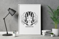 Woman character zodiac vector illustration Product Image 4