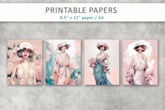 Woman 20&#039;s Fashion Printable Pages Product Image 2