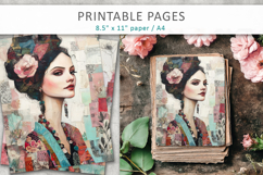 woman mixed media collage Product Image 1