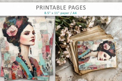 woman mixed media collage Product Image 4