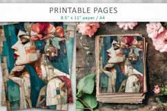 woman mixed media collage, creative resources Product Image 3