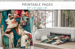 woman mixed media collage, creative resources Product Image 4