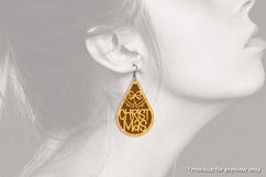 Christmas Teardrop Earrings 1 Product Image 3