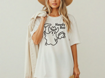 Howdy Boo SVG, Cowboy Ghost SVG Spooky Rodeo Halloween Shirt Product Image 8