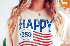 Happy Birthday America 250th anniversary PNG | 4th of july Product Image 3