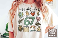 God Did It First Png, Christian 6 7 Meme Png, Six Seven Png Product Image 1