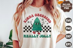 Retro Christmas Tree SVG PNG | Funny Christmas Quote Shirt Product Image 1