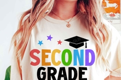 Second Grade 2025 SVG, Graduation SVG, 2nd Grade Shirt, PNG Product Image 2