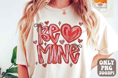 Be Mine PNG, Coquette Valentine Png, Valentines Coquette PNG Product Image 1