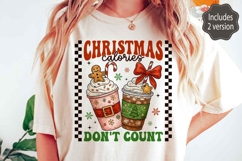 Christmas calories don&#039;t count PNG | Christmas Gingerbread Product Image 1