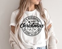 Christmas Shopping SVG, Funny Christmas Quote T-Shirt, PNG Product Image 3