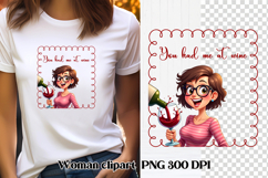 Funny woman wine clipart PNG | Sarcastic quotes girl wine Product Image 1