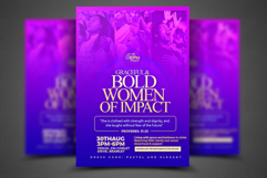Women Conference Church Flyer Template Product Image 1