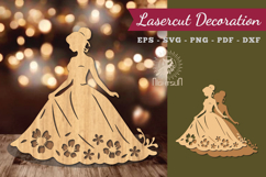 Women Dress Lasercut Decoration Product Image 1