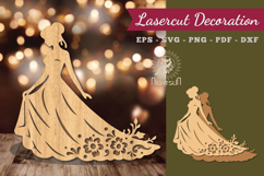 Women Dress Lasercut Decoration Product Image 1