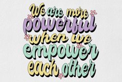Women Empowerment Statement Sublimation Design Product Image 1