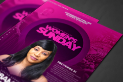 women&#039;s Sunday service flyer Template Product Image 3