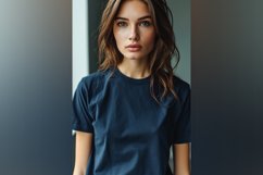 Black T Shirt Logo Branding Mockup Product Image 1