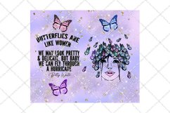 Butterflies Are Like Women Tumbler Design Product Image 2