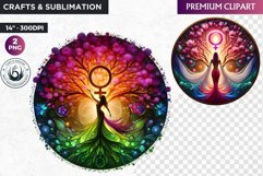 Womens day Clipart, 8th of march, Feminine symbol girl Product Image 1