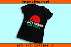 I Just Wanna Play Bocce SVG | Funny Italian Bocce Design Product Image 3