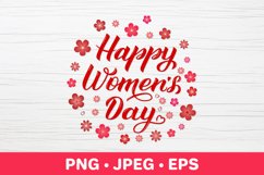 Happy Women’s Day sublimation design. Womens Day card Product Image 2