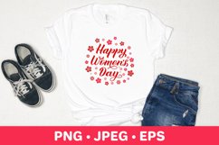 Happy Women’s Day sublimation design. Womens Day card Product Image 3