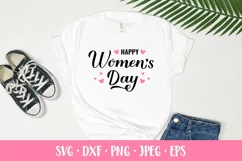 Happy Women’s Day hand lettered SVG. Womens Day sign Product Image 2