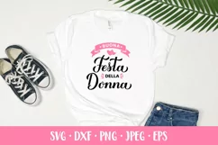 Buona Festa della Donna SVG. Happy Womens Day in Italian Product Image 2