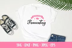 Frauentag SVG. Happy Women’s Day in German Product Image 2