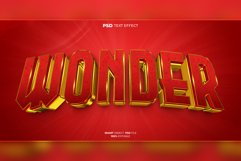 Wonder 3D editable text effect Product Image 1