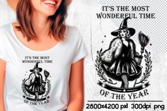 Vintage witch sublimation, Halloween sublimation Product Image 1