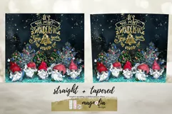 it's the most wonderful time Christmas Gnomes tumbler Product Image 3