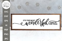 It&#039;s The Most Wonderful Time Of The Year SVG | Winter Product Image 1