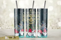 it's the most wonderful time Christmas Gnomes tumbler Product Image 1